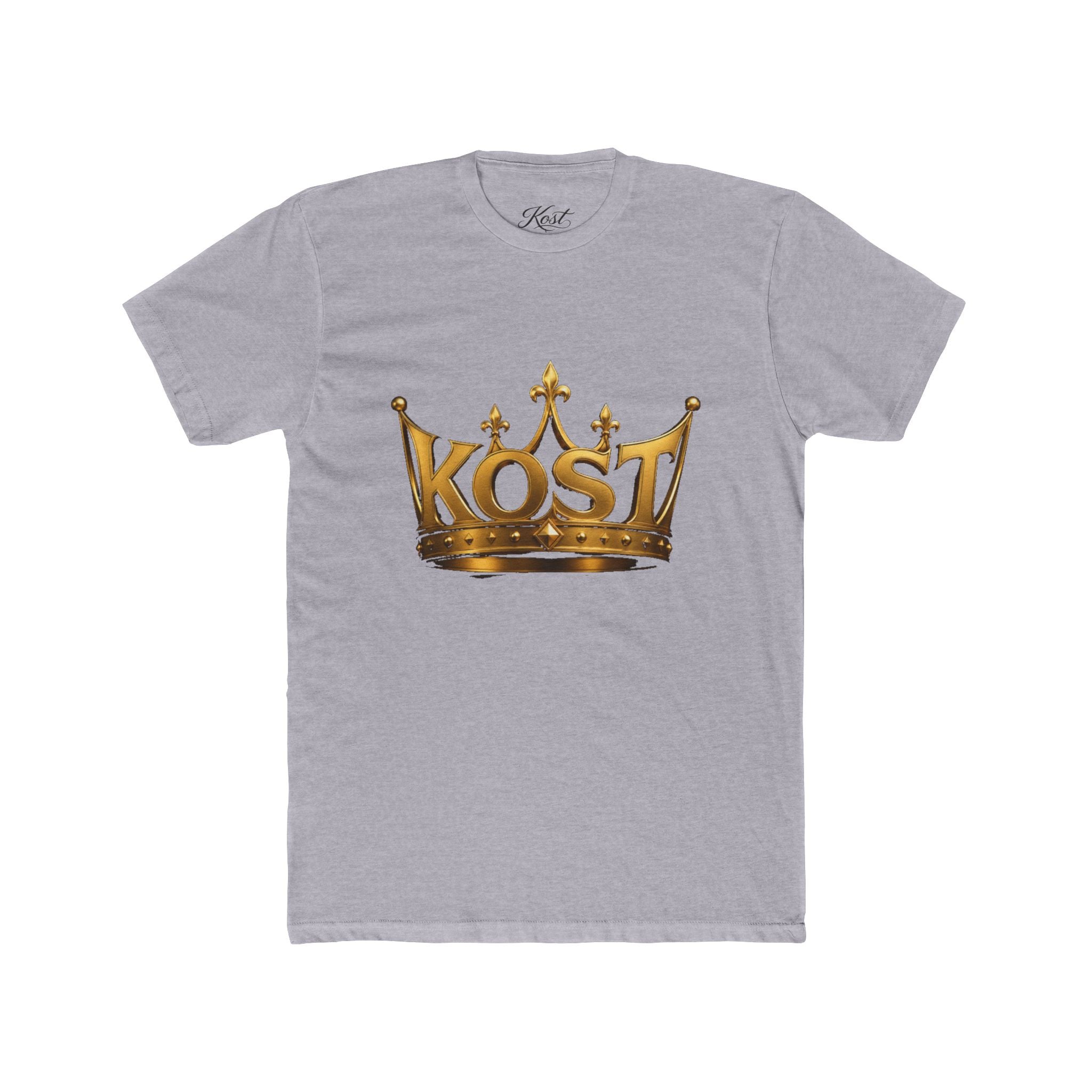KOST Crown Graphic Tee — Gold Crown Logo T‑Shirt