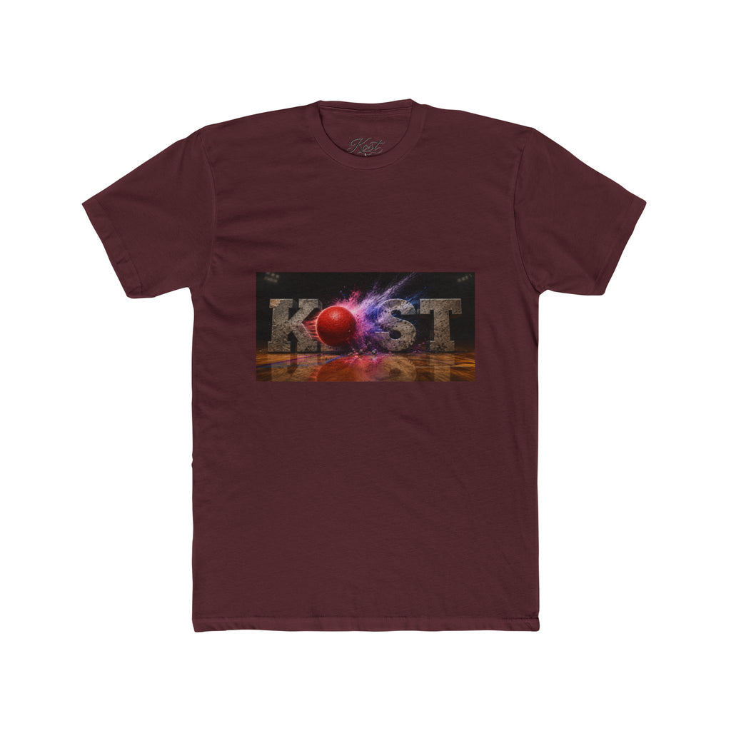 Cosmic Burst Tee — 'KOST' Retro Space Graphic T-Shirt