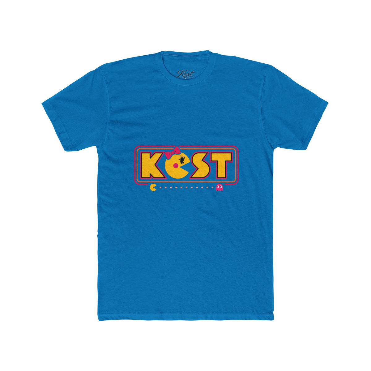 Retro Pac-Man Style "KOST" Graphic Tee — Vintage Arcade Gamer T-Shirt