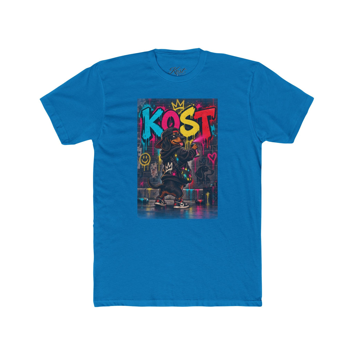 Graffiti Skate Tee — "Kost" Street Art Graphic T-Shirt