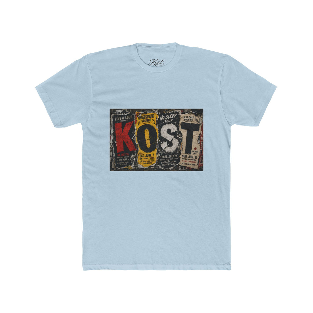 KOST Vintage Newspaper Graphic T-Shirt