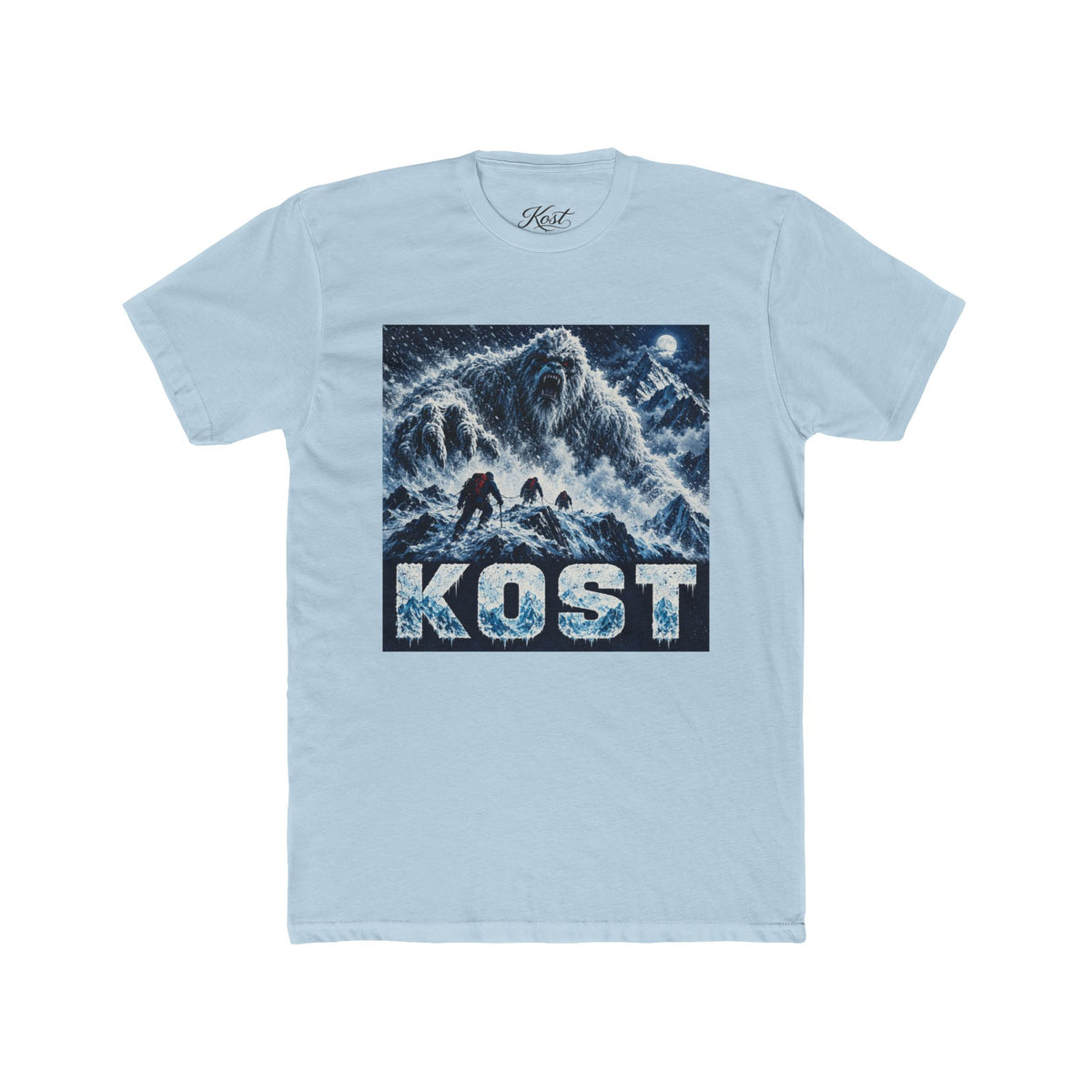 KOST Surf Wave Crew Tee — Ocean Wave Graphic T-Shirt