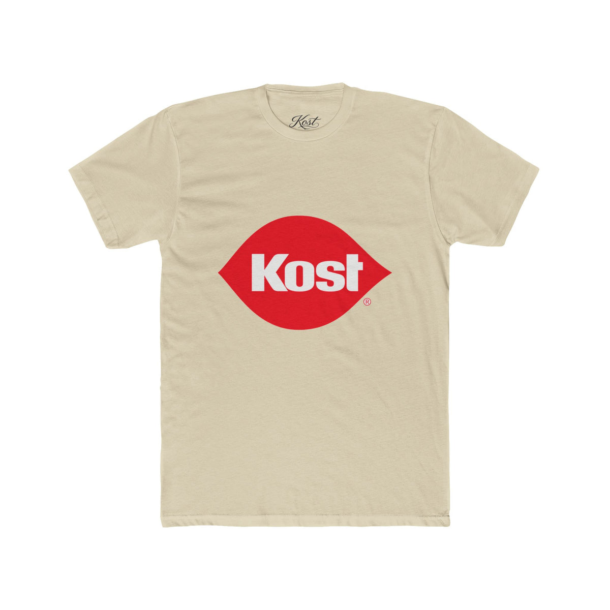 Kost Logo Tee — Retro Red Graphic Cotton T-Shirt