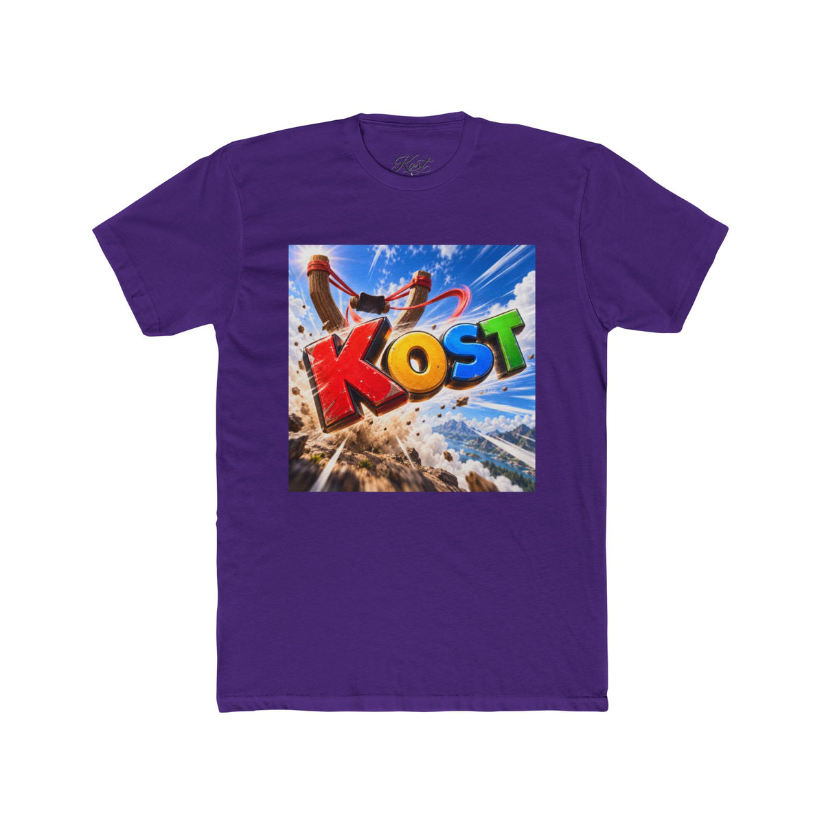 KOST Colorful Surf Graphic Tee — Beach Vibe Retro Logo T-Shirt