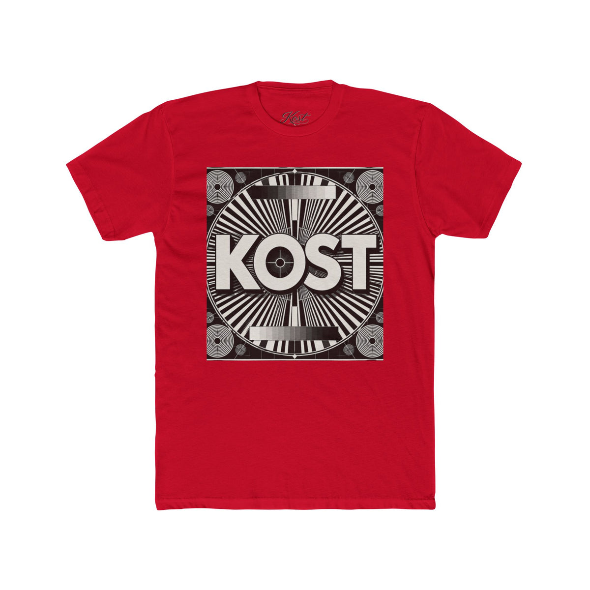 KOST Retro Test Pattern Tee — Vintage TV Signal Graphic T-Shirt