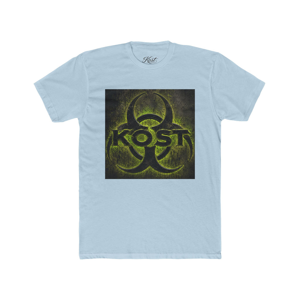Biohazard KOST Graphic Tee — Distressed Neon Toxic Logo T-Shirt