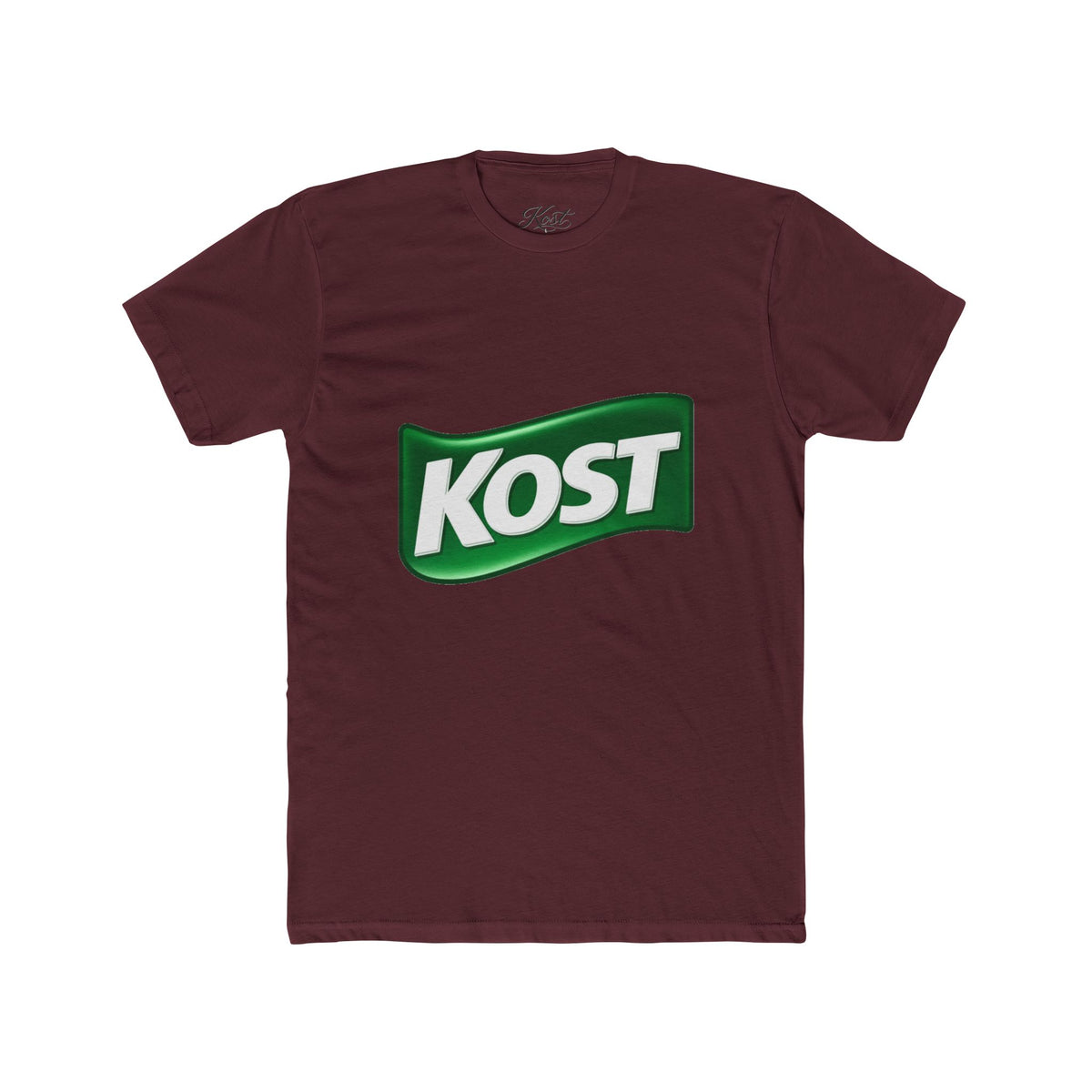 KOST Logo Tee — Vintage Green Wave Graphic T-Shirt