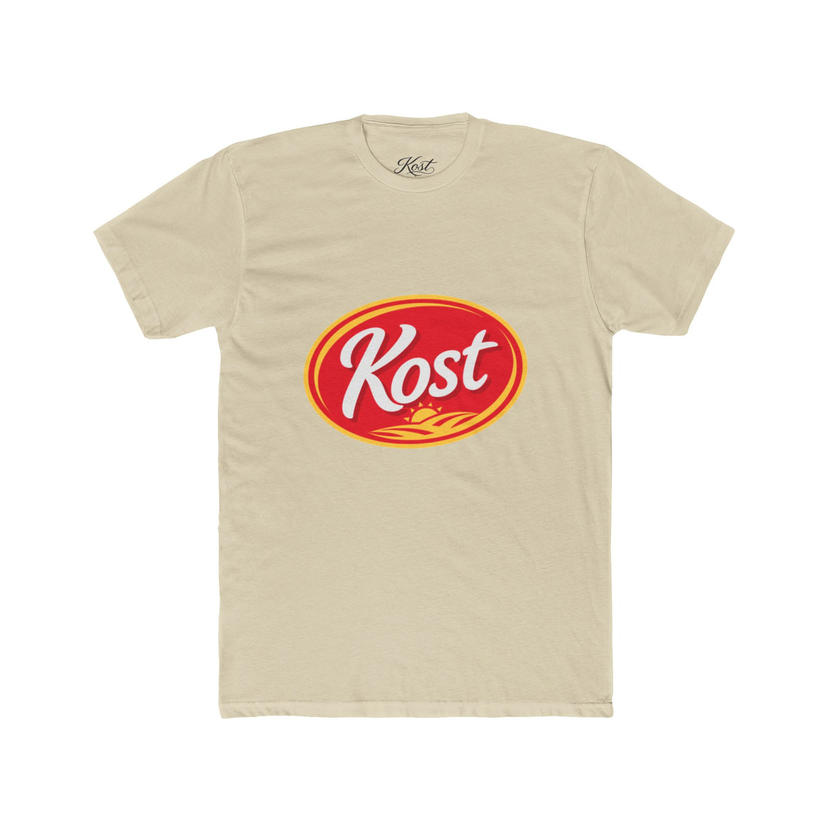 Kost Retro Logo T‑Shirt — Vintage Red Oval Graphic Tee