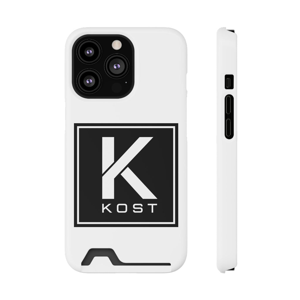 KOST Logo Phone Case with Card Holder