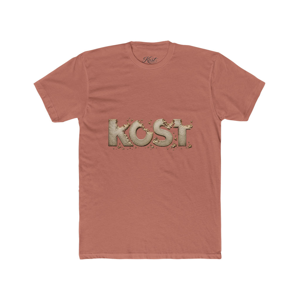 KOST Logo Tee — Distressed Vintage Lettering Cotton T-Shirt