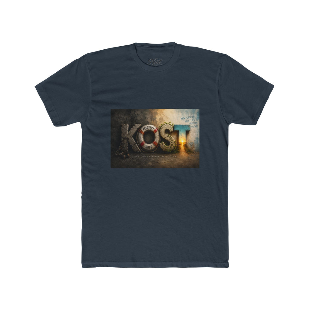 KOST Graphic T-Shirt – Distressed Gothic Rock-Inspired Tee