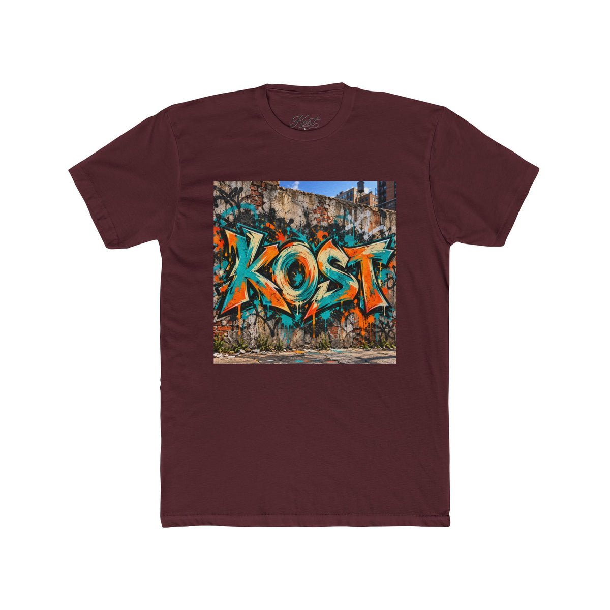 KOST Graffiti Street Art Tee — Urban Spray Paint Graphic T-Shirt