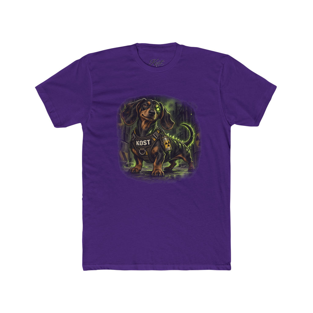 K9 Dachshund Guardian Tee — 'K9ST' Neon Dog Lover T-Shirt