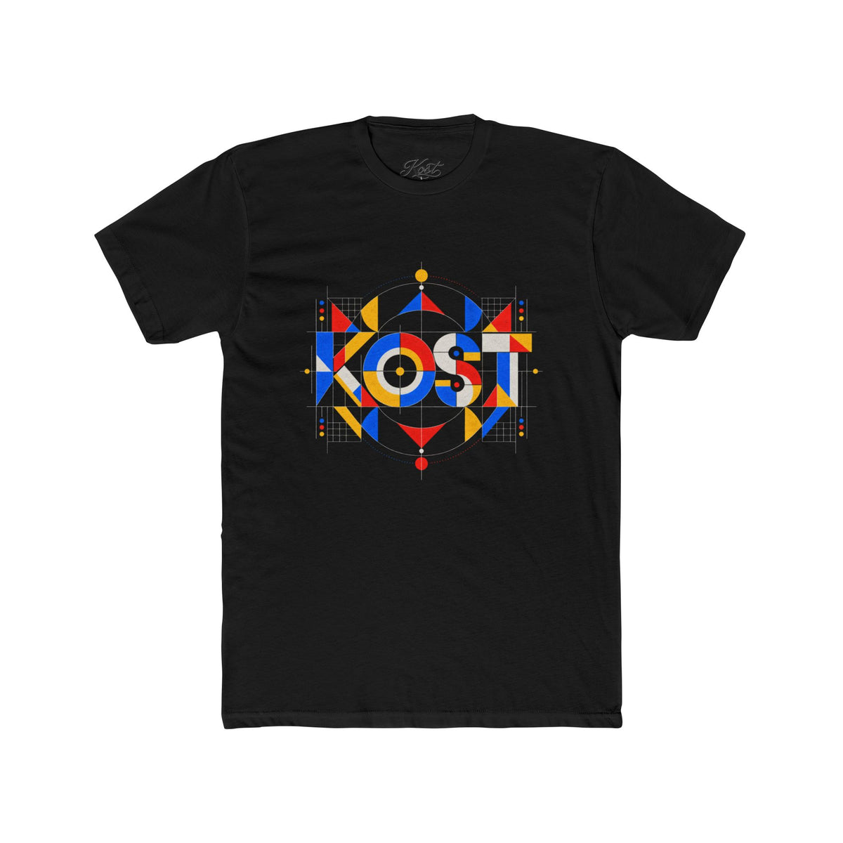 Lost Geometric Tee — Colorful Abstract Graphic T-Shirt