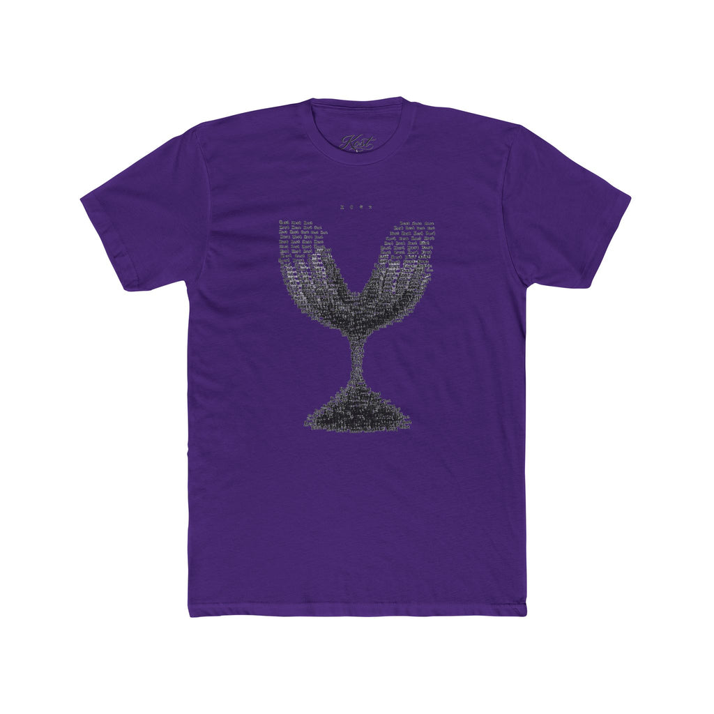 Vintage Wine Glass Graphic T-Shirt