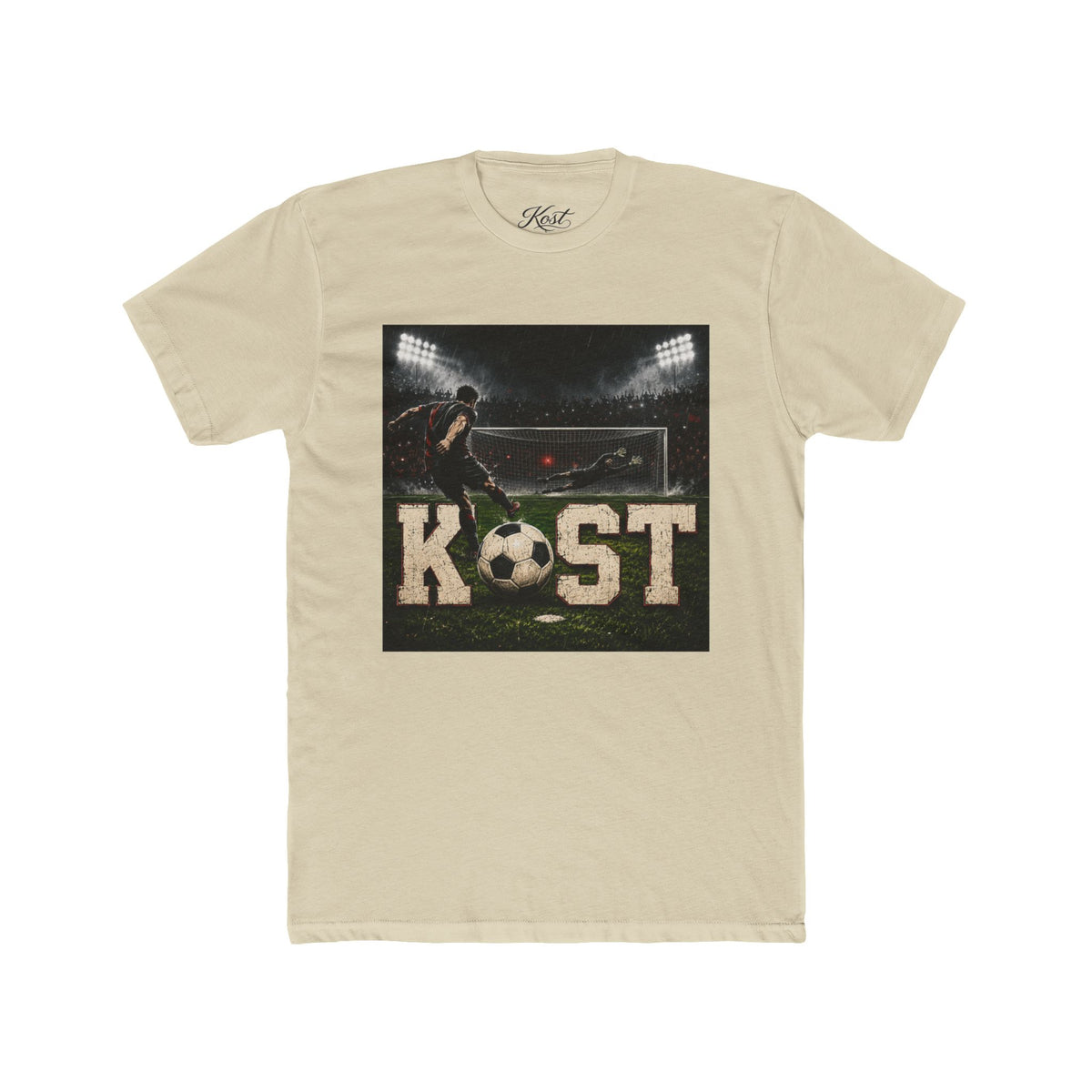 Soccer KOST Graphic Tee — Vintage Goalkeeper Stadium Shirt
