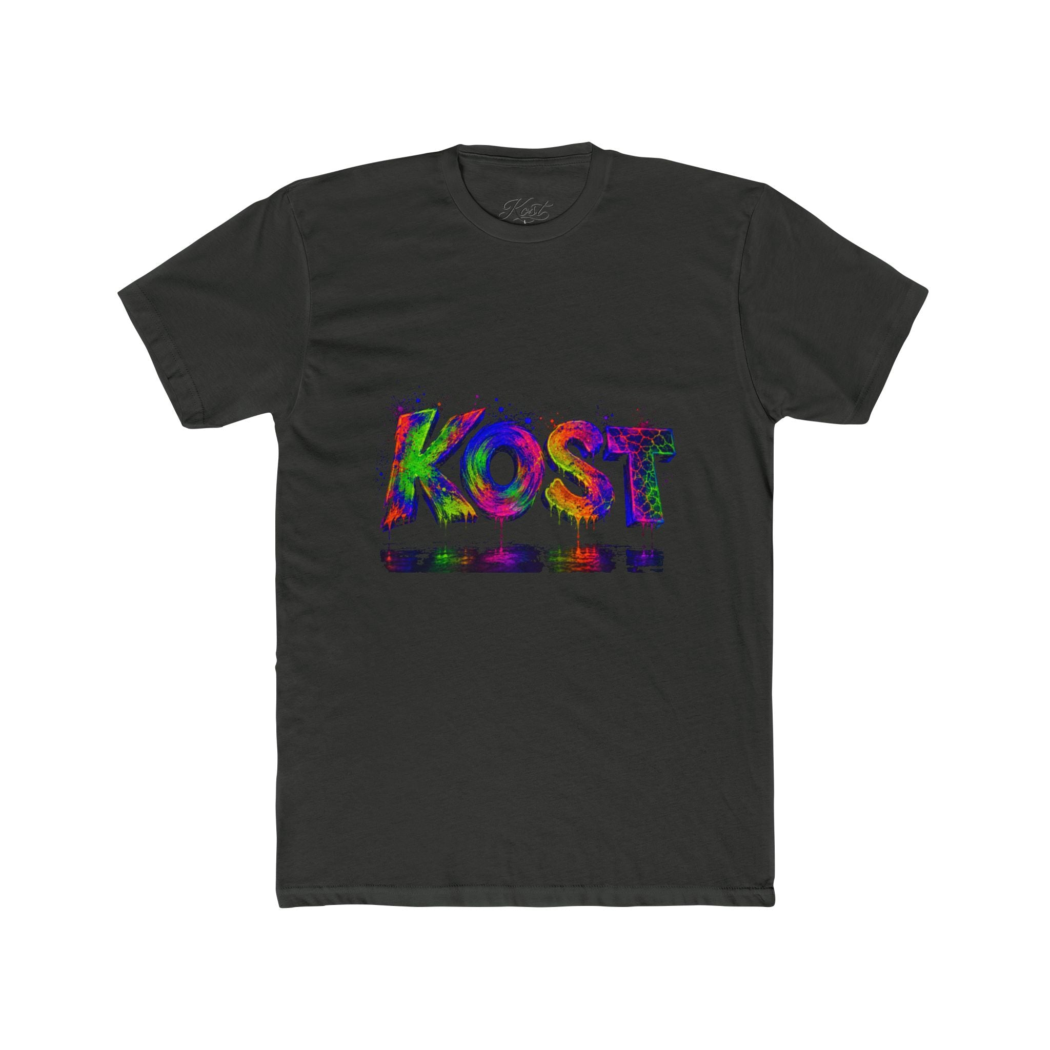 KOST Color-Splatter Tee — Retro Graffiti Graphic T-Shirt