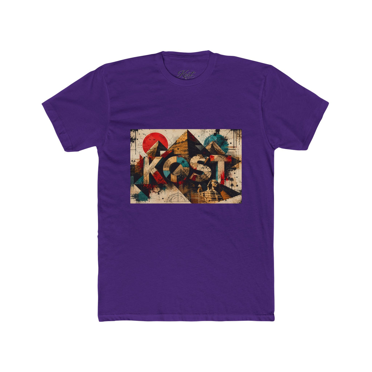 Retro Geometric 'Kast' Graphic Tee – Vintage Urban Streetwear