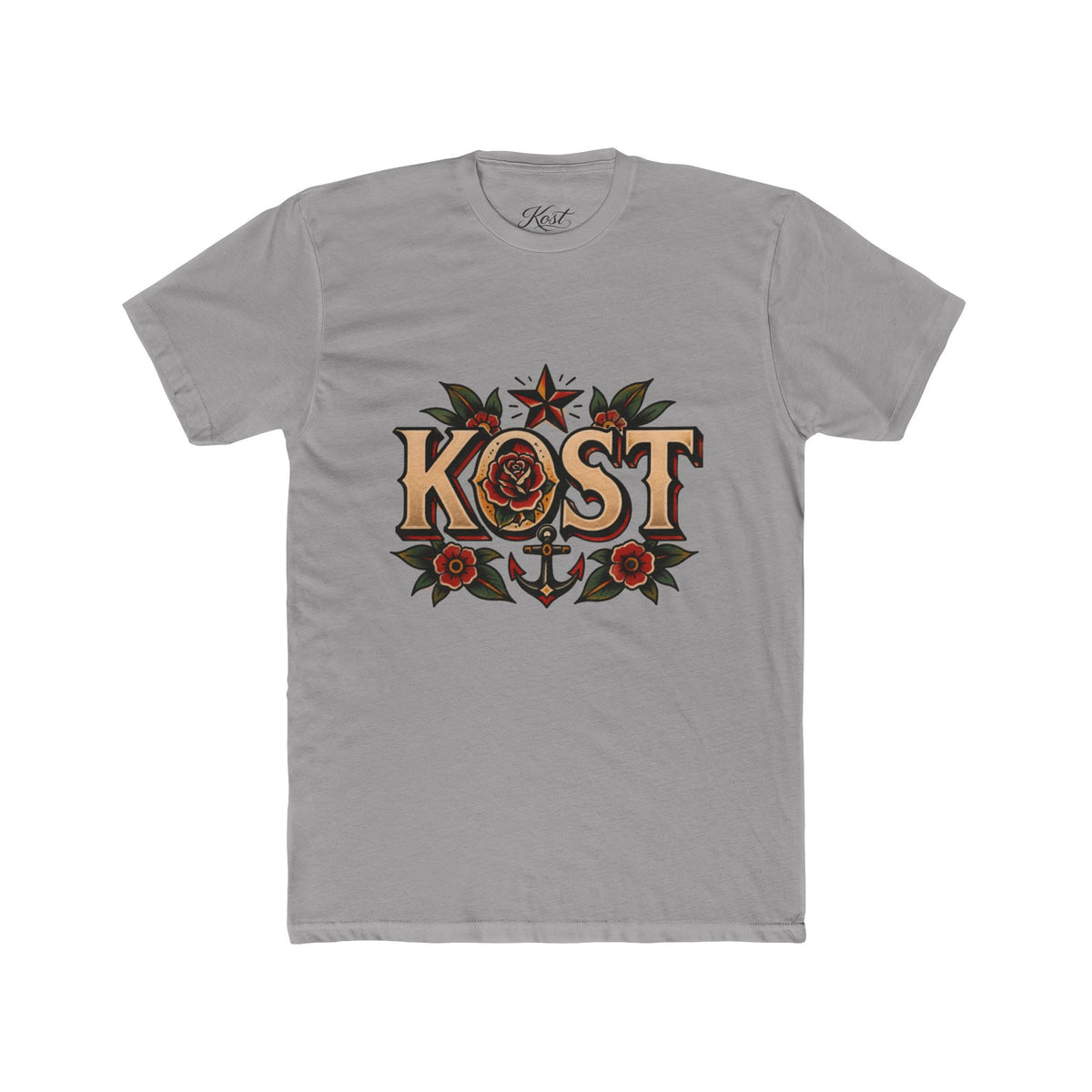 KØST Gothic Floral Graphic T-Shirt