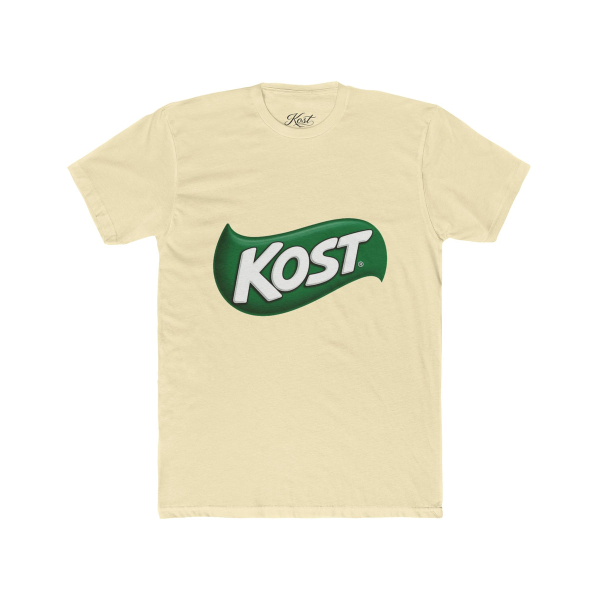 Kost Logo Tee — Retro Green Badge Graphic T-Shirt