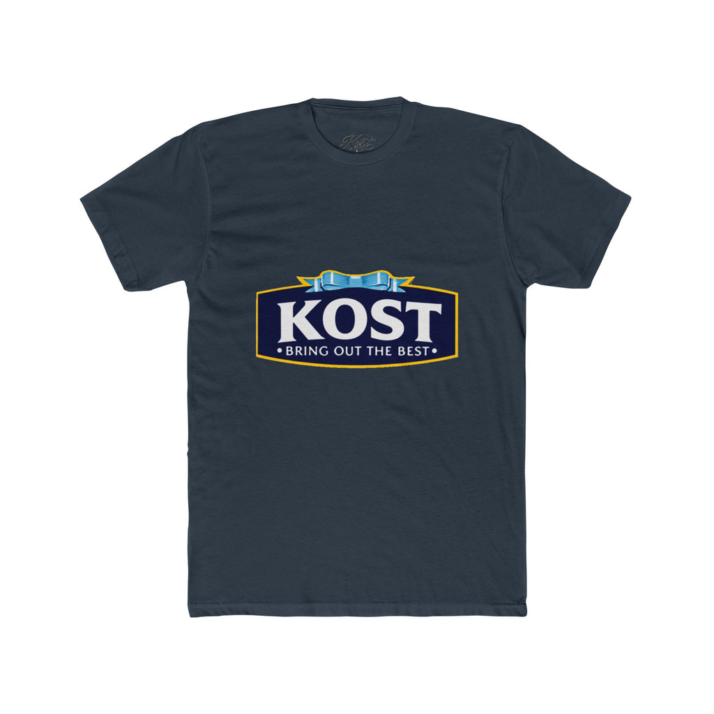 KOST Logo Tee — 'Bring Out The Best' Retro Badge Cotton T‑Shirt