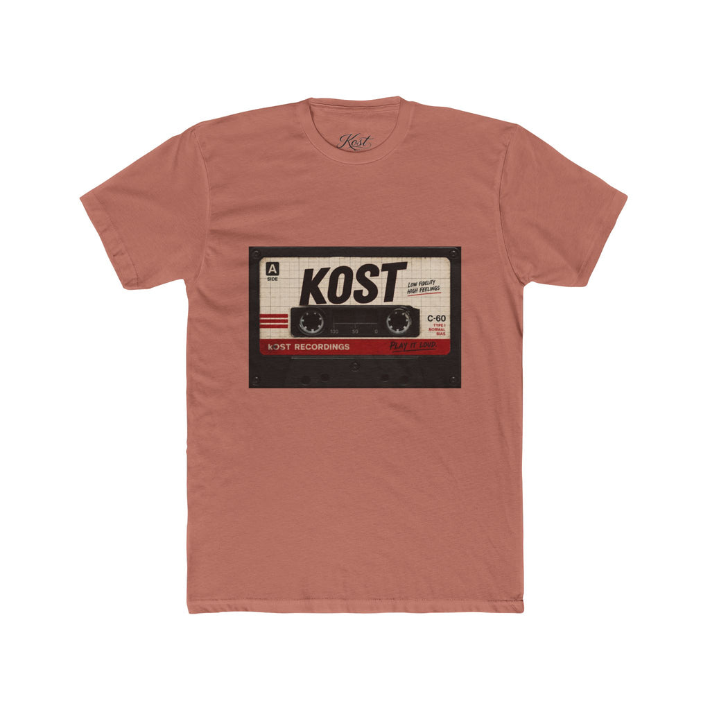 Retro Cassette Tape Tee — "KOST" Vintage Music T-Shirt