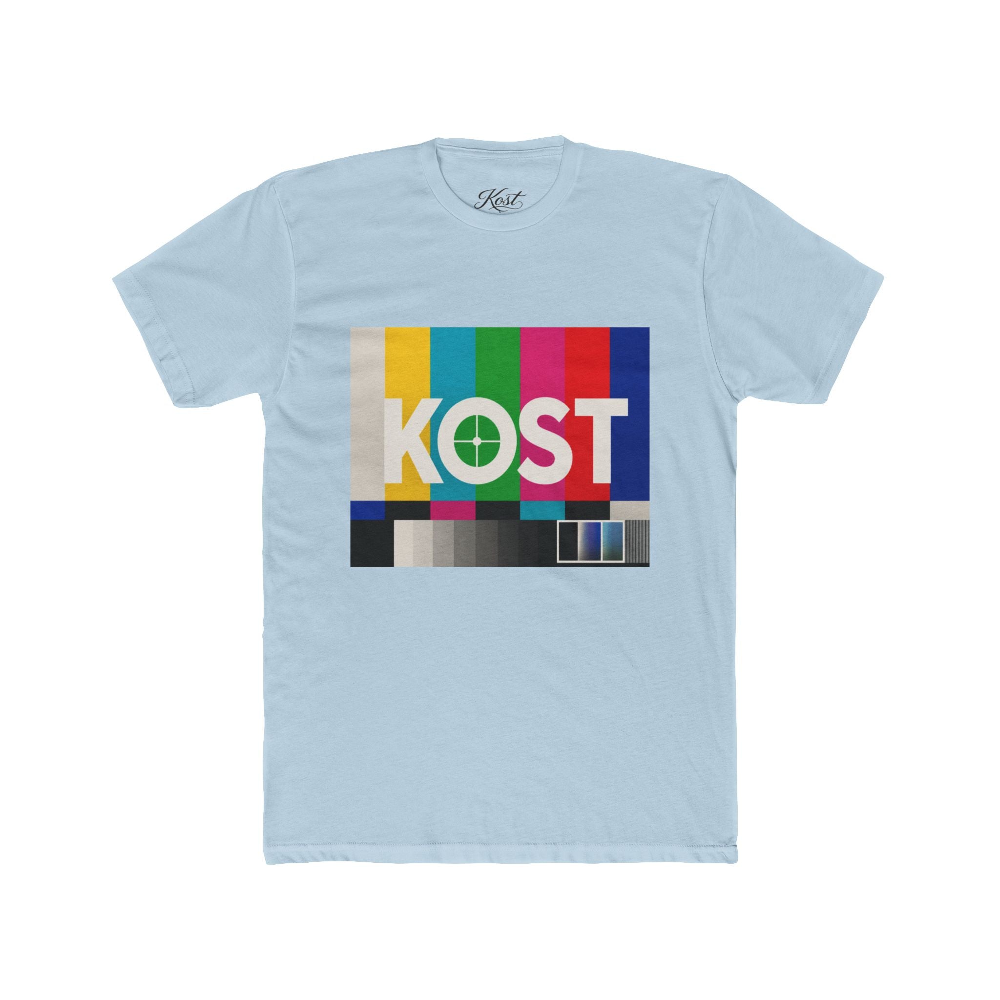 KOST Vintage TV Test Pattern Tee — Retro Broadcast Graphic T-Shirt