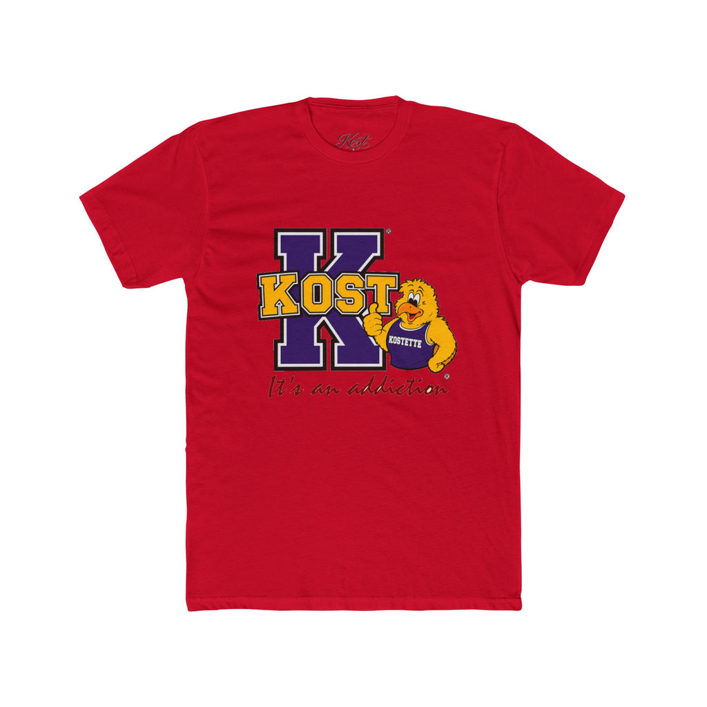 Kost University Bear Crew Tee — "It’s an Addiction" College Spirit T-Shirt