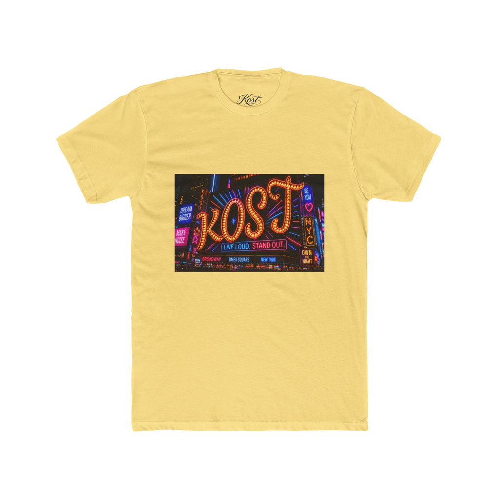 Kost Neon Sign Graphic Tee — Retro City Nightlife T-Shirt