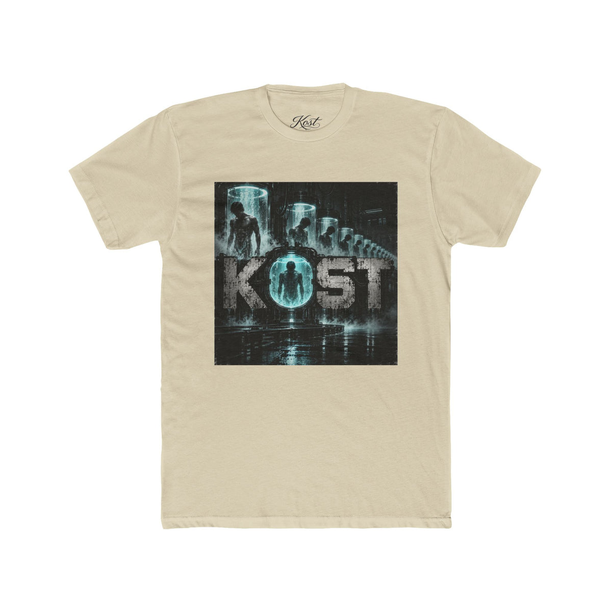 KOST Cyberpunk Tee — Futuristic Cityscape Graphic T-Shirt