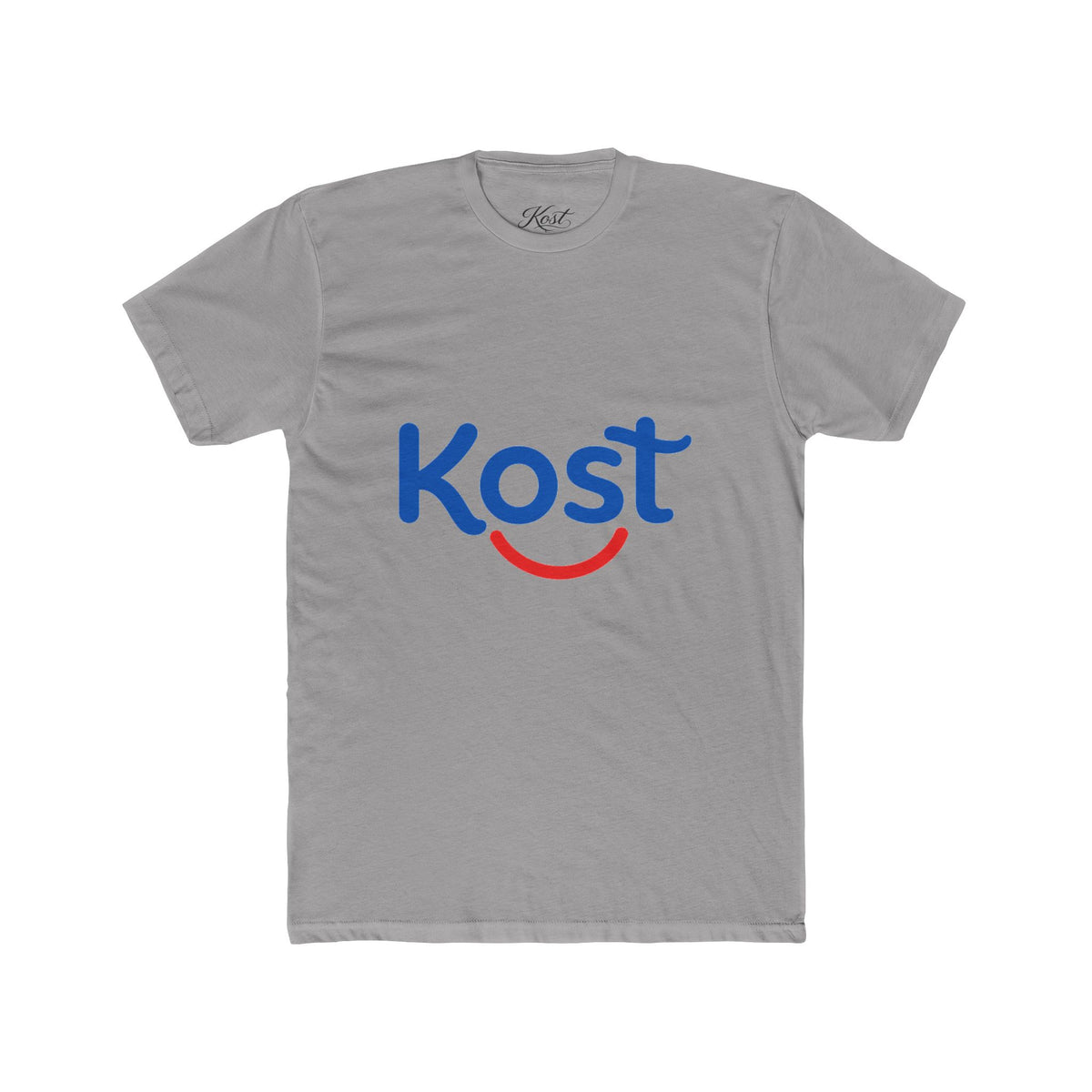 Kost Smile Logo Tee — Minimal Graphic Cotton Crew T-Shirt