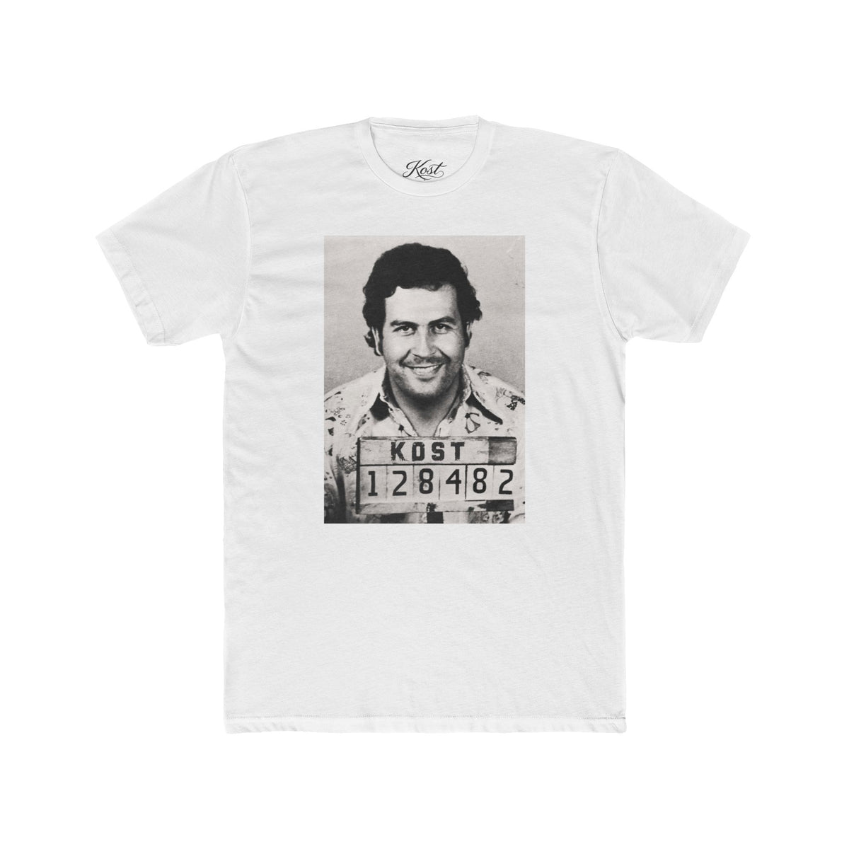 Graphic Crew Tee with Vintage Mugshot Photo