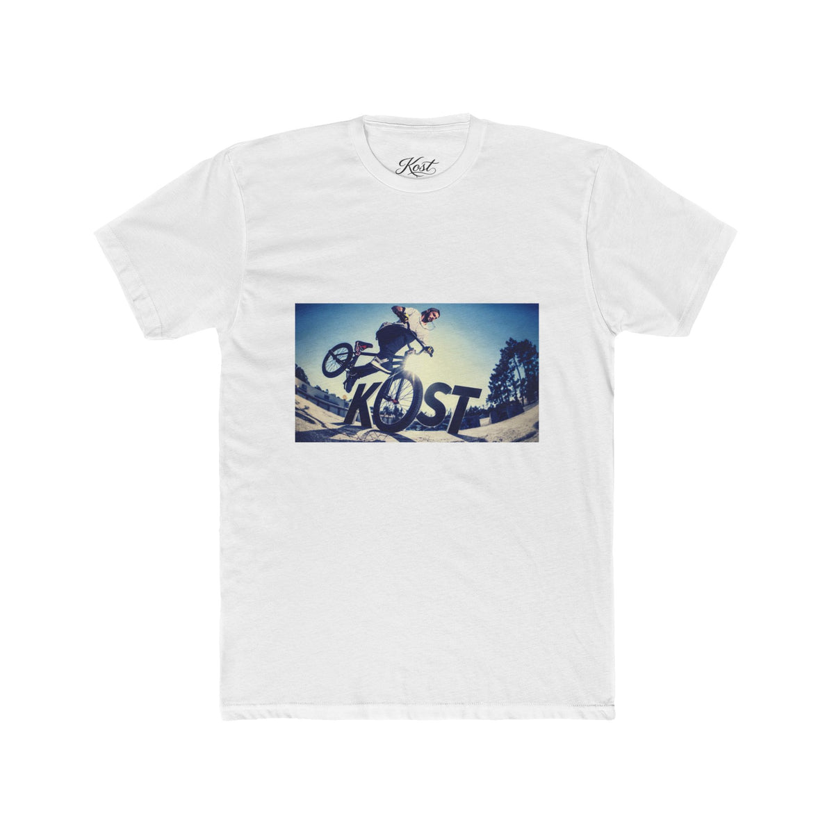 BMX Rider Graphic Tee — 'KIDST' Vintage Skatepark T-Shirt