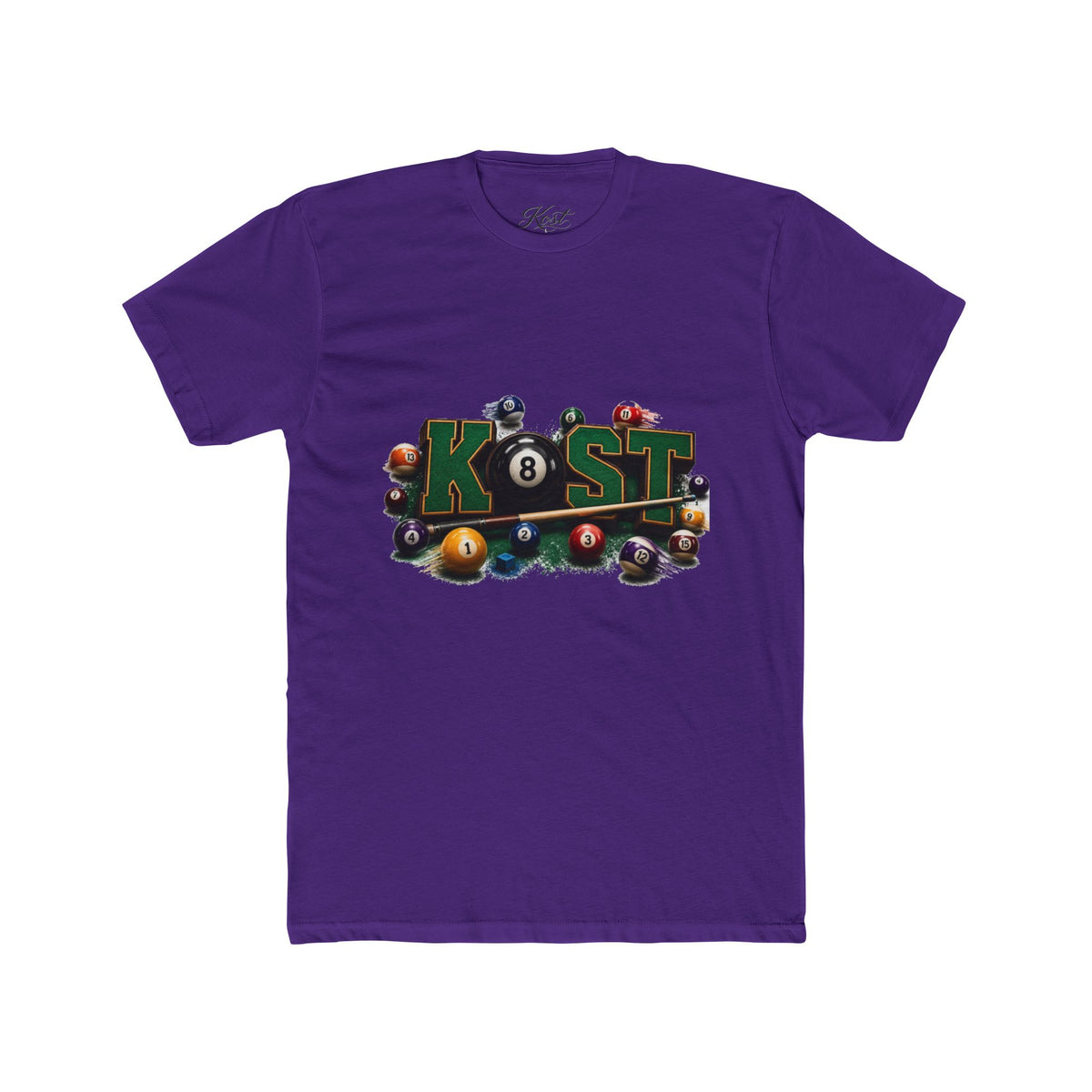 Pool Balls KOST Crew Tee — Billiards Graphic T-Shirt