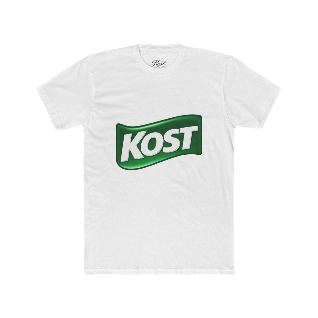 KOST Logo Tee — Vintage Green Wave Graphic T-Shirt