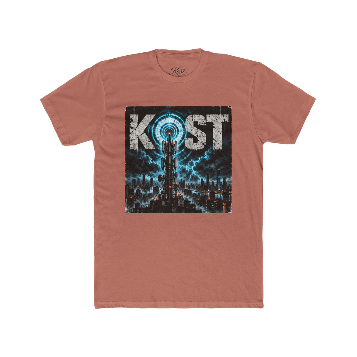KOST Seattle Tower Electric Storm Tee