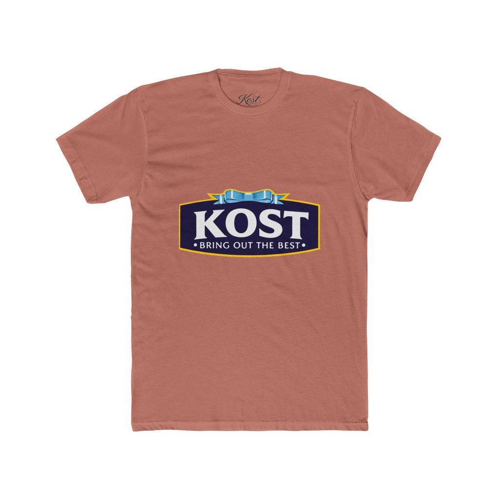 KOST Logo Tee — 'Bring Out The Best' Retro Badge Cotton T‑Shirt