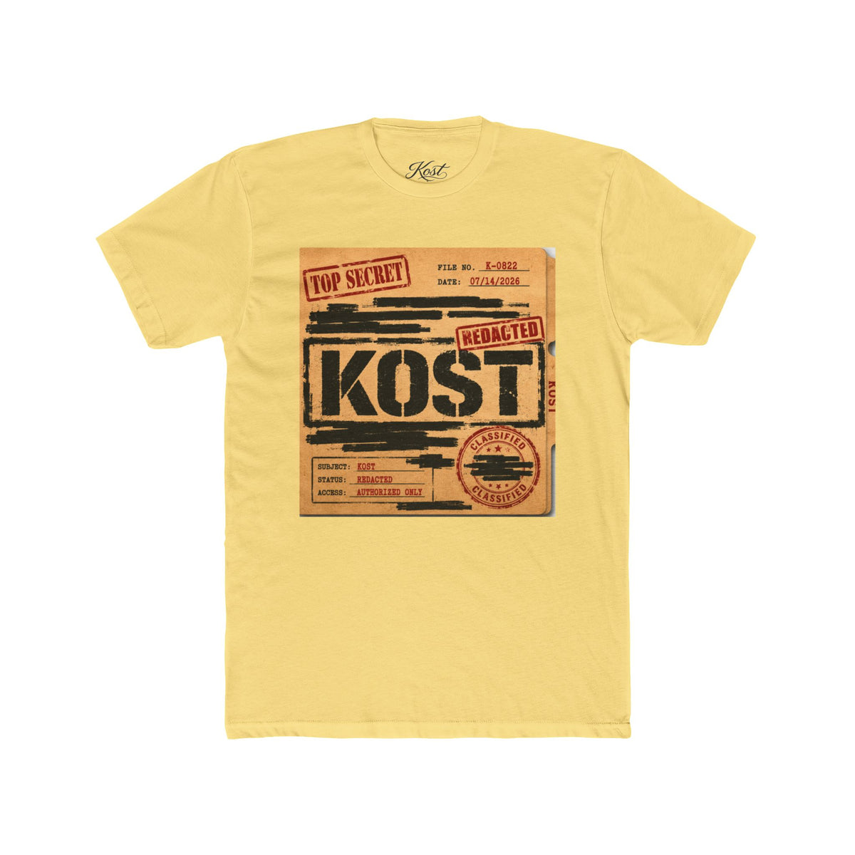KOST Vintage Top Secret Stamp Tee