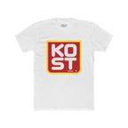 Vintage Retro Logo Tee — "KOST" Bold Square Graphic T-Shirt