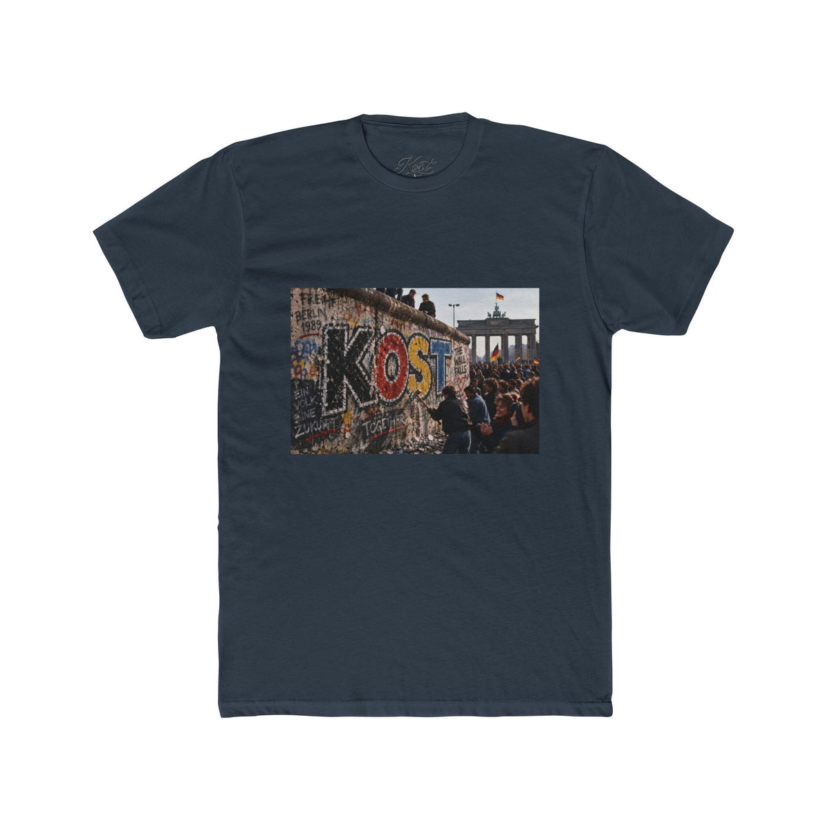 Berlin Wall Photo Tee — 'KOST' Street Art Crew Shirt