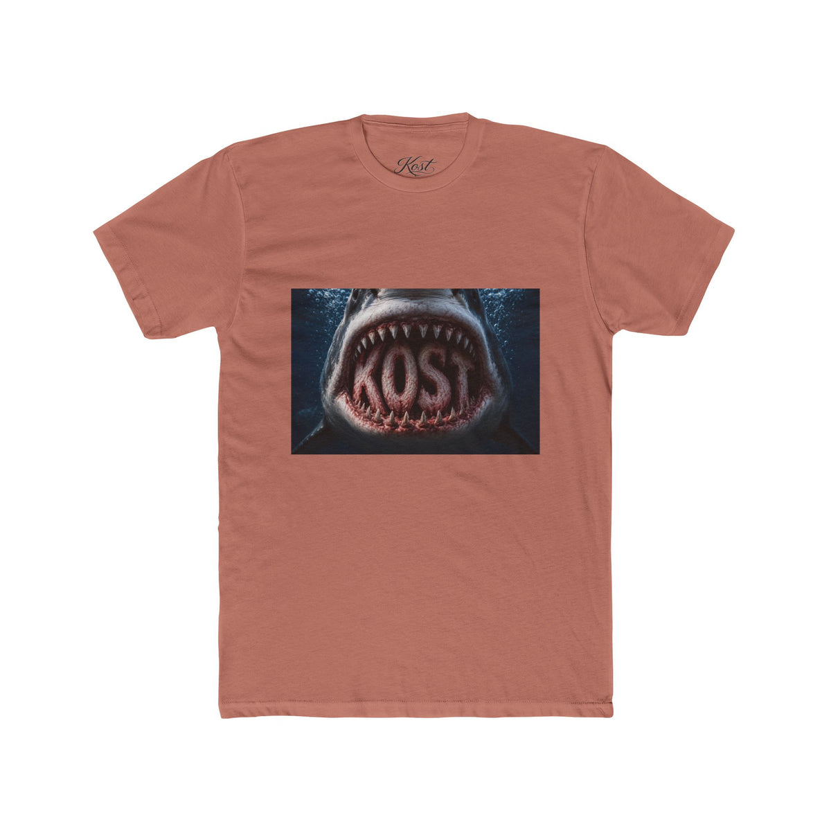Shark Mouth Graphic Tee – 'KOST' Horror Ocean Shirt