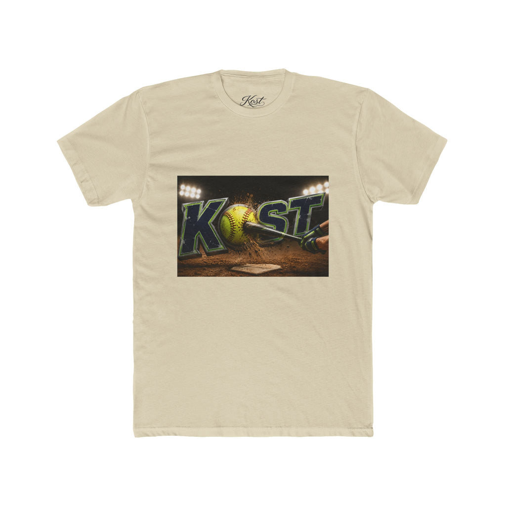 Baseball Stadium Graphic Tee — "Kast" Night Game Design