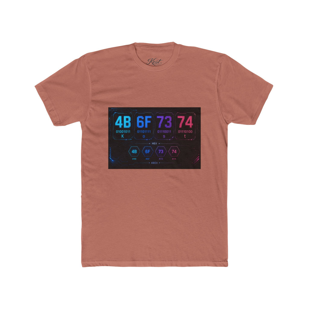 4B 6F 73 74 74 Binary Code Graphic T-Shirt