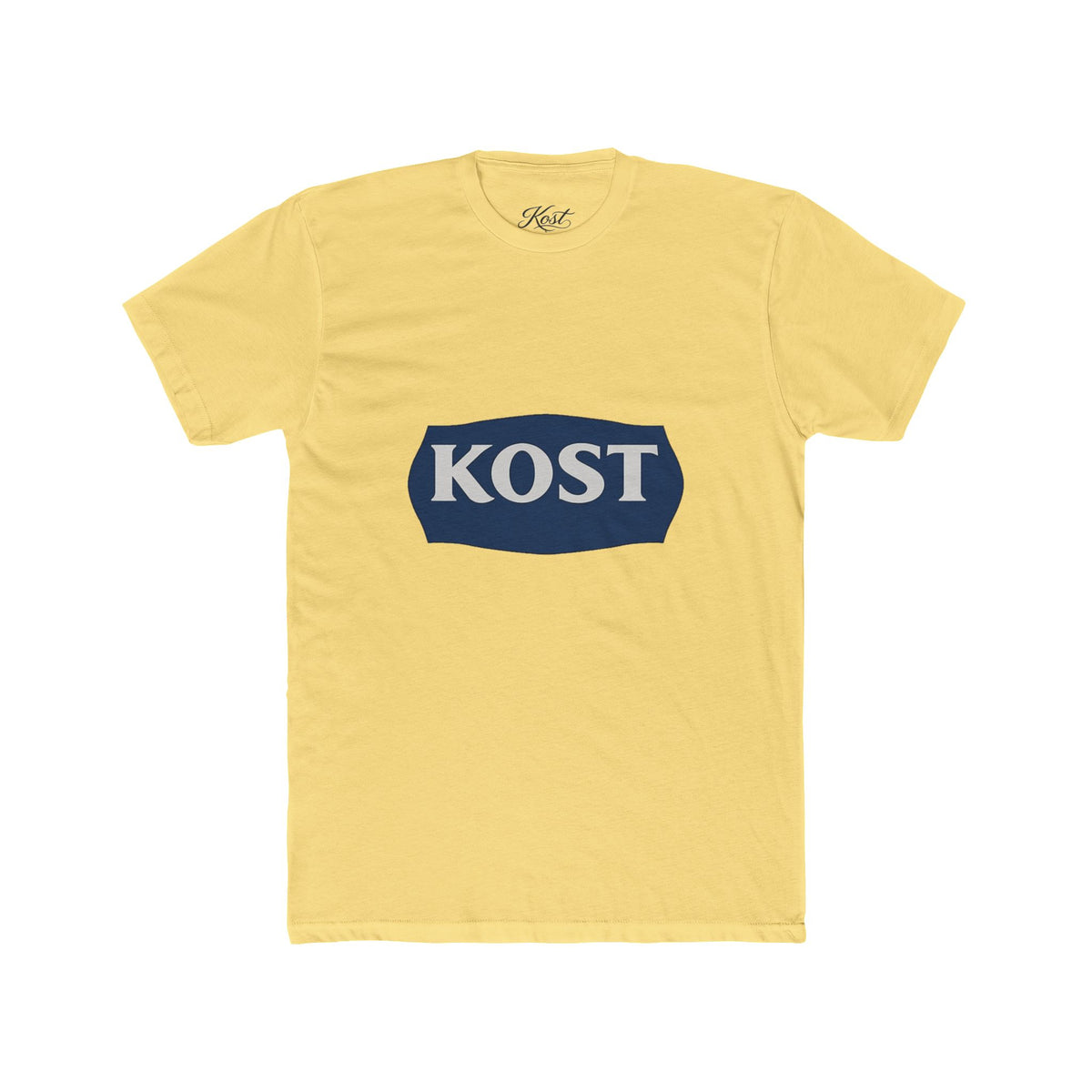 KOST Logo Tee — Vintage Navy Badge Graphic T-Shirt