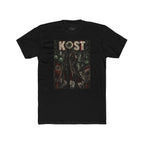 KOST Gothic Black Art Tee — Dark Vintage Band-Style Graphic T-Shirt