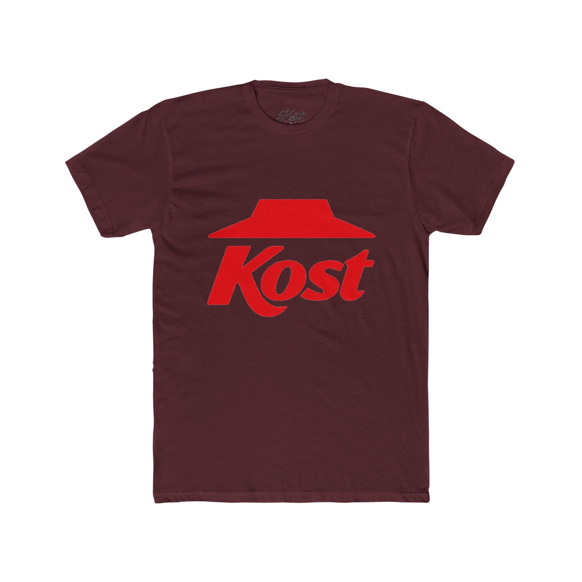 Kost Logo Tee — Retro Red Hat Graphic T-Shirt