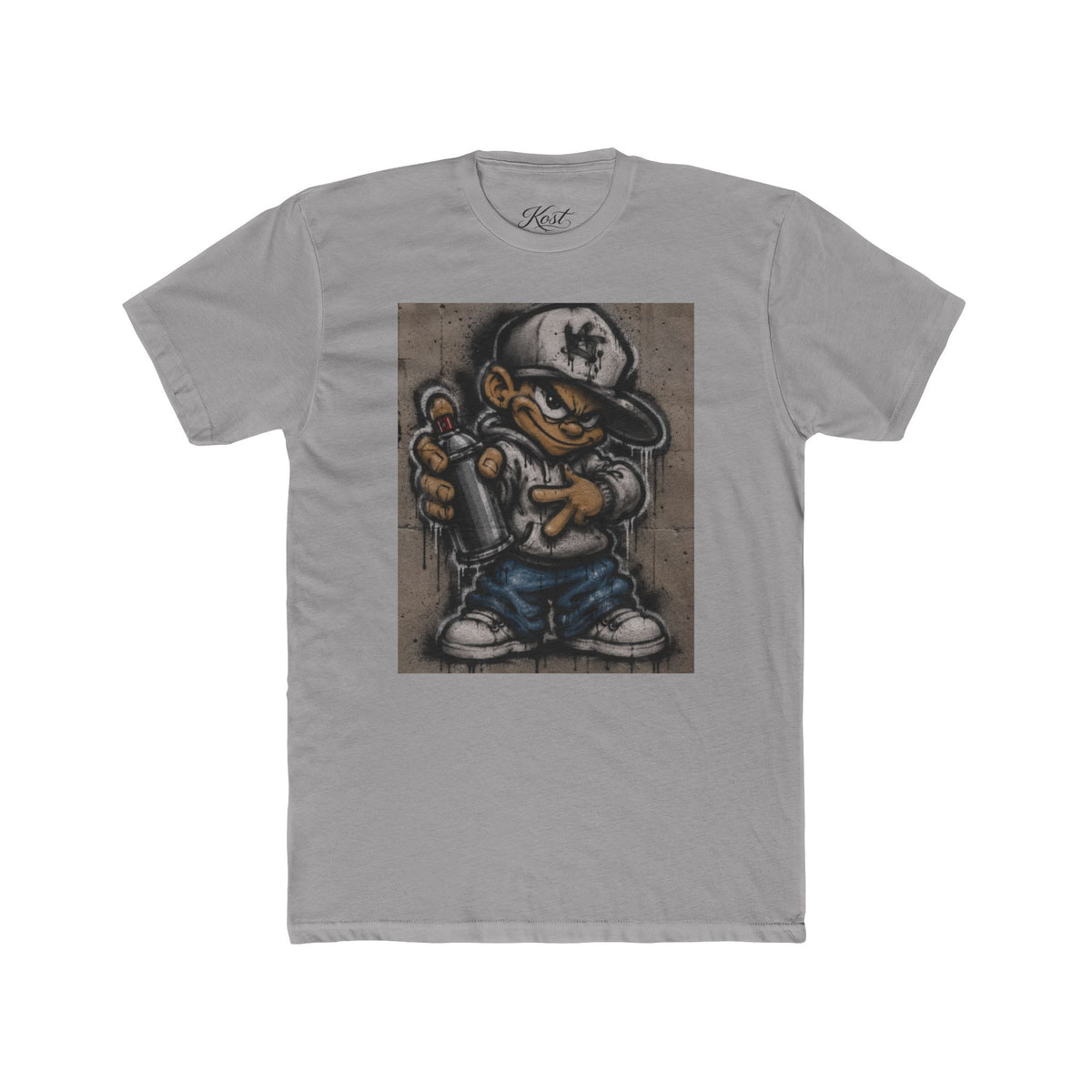Graffiti Kid Tee — Urban Street Art Cartoon T-Shirt