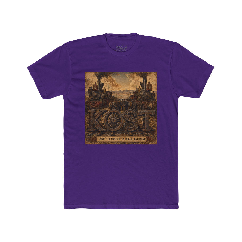 Vintage Rustic 'KOST' Graphic Tee — Industrial Steampunk Art Shirt
