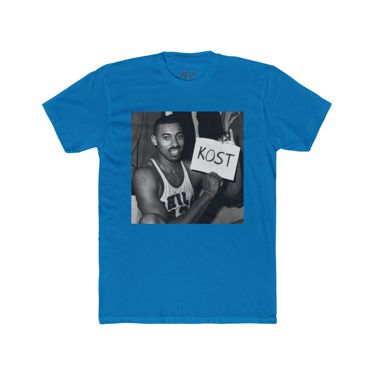 Vintage Basketball Photo Tee — "KOST" Graphic Crewneck Shirt