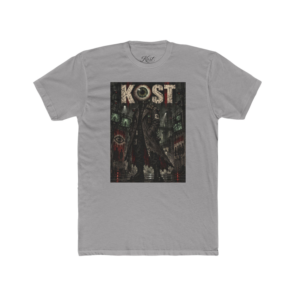 KOST Gothic Black Art Tee — Dark Vintage Band-Style Graphic T-Shirt